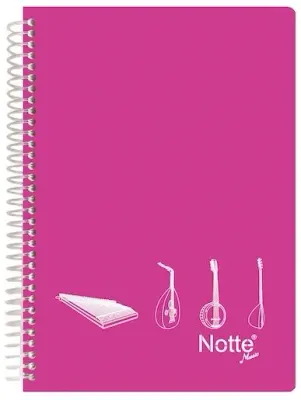 NOTTE MÜZİK DEFTERİ A4 SPR. PP 40 YP 60-140