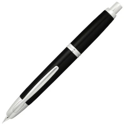 PILOT DOLMA KALEM CAPLESS RHODIUM ACCENTS SİYAH MEDIUM FC-1500RR-M-B