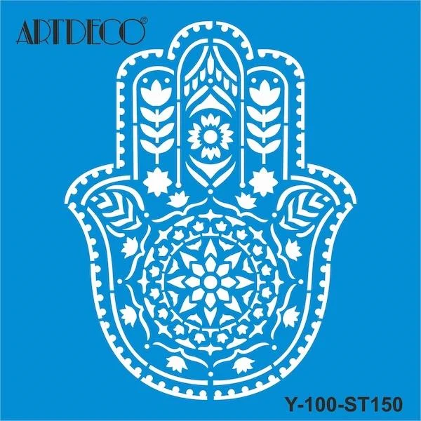 ARTDECO STENCIL 30x30 CM EL Y-100-ST150