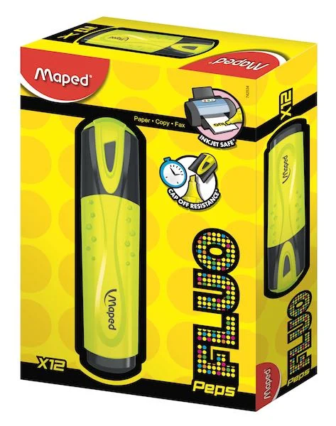 MAPED FOSFORLU KALEM FLUO PEP'S MONO SARI 742534