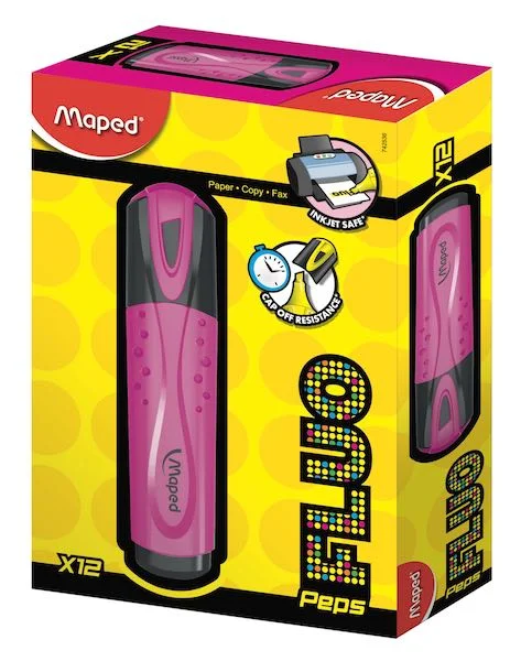 MAPED FOSFORLU KALEM FLUO PEP'S MONO PEMBE 742536