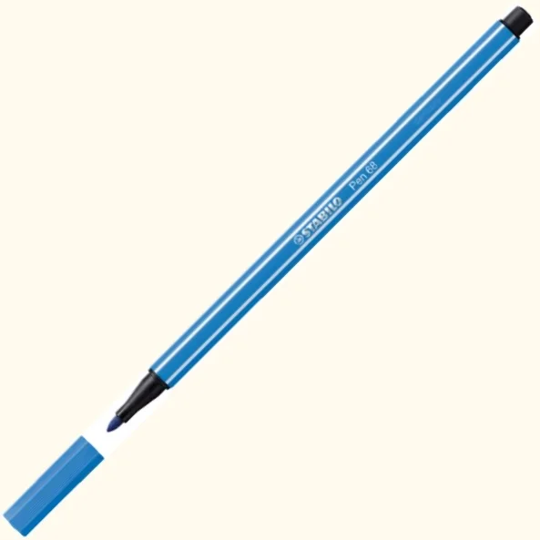 STABILO KEÇELİ KALEM PEN 68 MAVİ 68/41