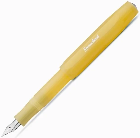 KAWECO DOLMA KALEM FROSTED SPORT AÇIK SARI F UÇ 10001834