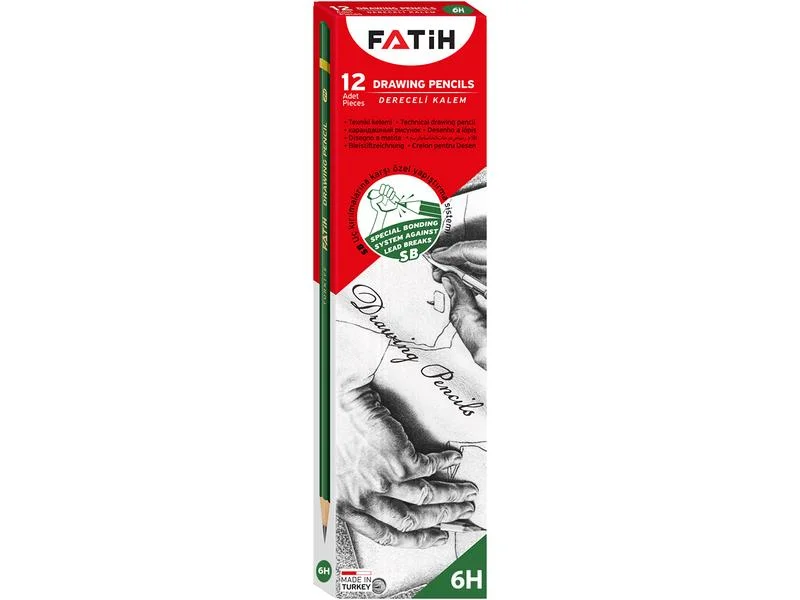 FATİH KURŞUN KALEM DERECELİ 6H 15115-15010