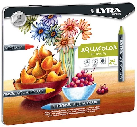 LYRA PASTEL BOYA AQUACOLOR 24 LÜ METAL KUTU L5611240