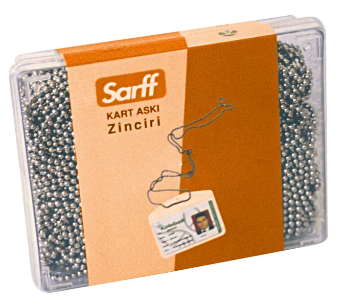 SARFF KART ASKI ZİNCİRİ 75cm. 100 LÜ 15323057