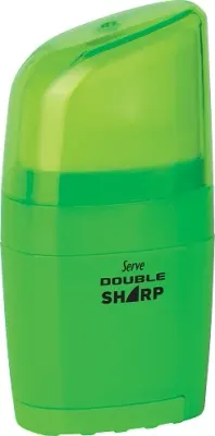 SERVE SİLGİLİ KALEMTIRAŞ DOUBLE SHARP YEŞİL D.SHARP1FY