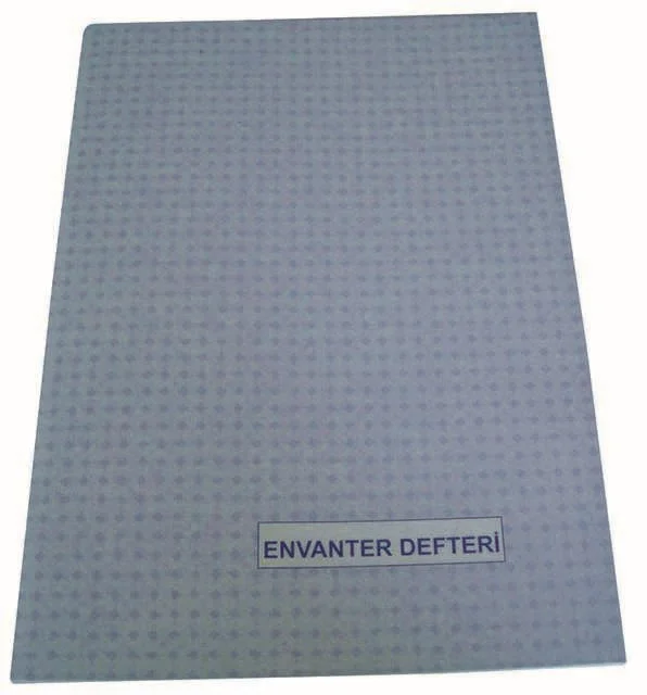 DİLMAN ENVANTER DEFTERİ NUMARALI KARTON KAPAK 19.5x27 24 YP 7206