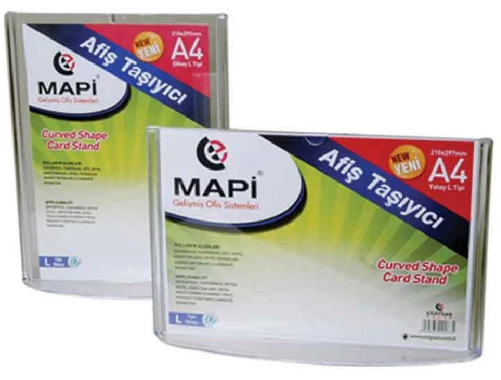 MAPİ AFİŞ TAŞIYICI T TİPİ YATAY 297X210 534 20 04