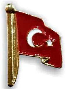 BUKET ROZET SOPALI TÜRK BAYRAĞI BKT-622