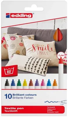 EDDING T-SHIRT KALEMİ E-4600 10 LU KUTU 4600K1099FUN