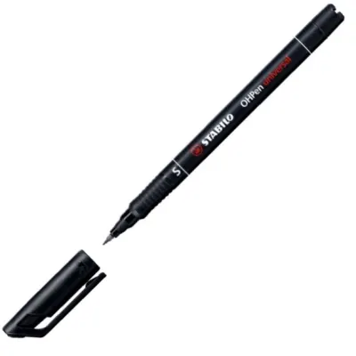 STABILO ASETAT KALEMİ OHP SUPER FINE SİYAH 841/46