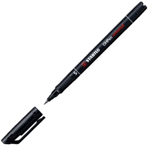STABILO ASETAT KALEMİ OHP SUPER FINE SİYAH 841/46
