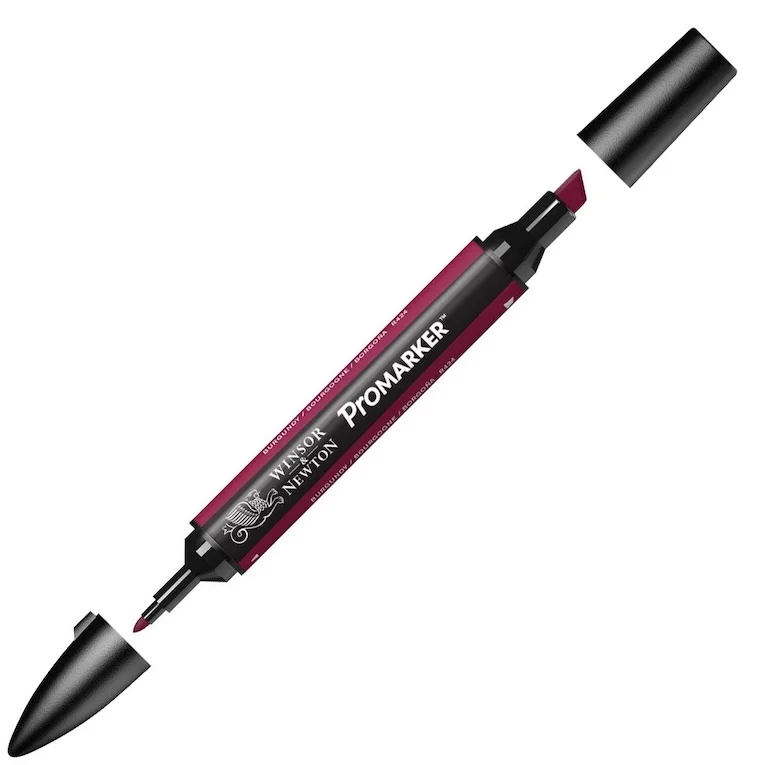 W&N PROMARKER KALEM BURGUNDY 075 (R424) WN-0203075