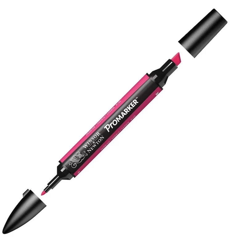 W&amp;N PROMARKER KALEM CARMINE 127 (R156) WN-0203127