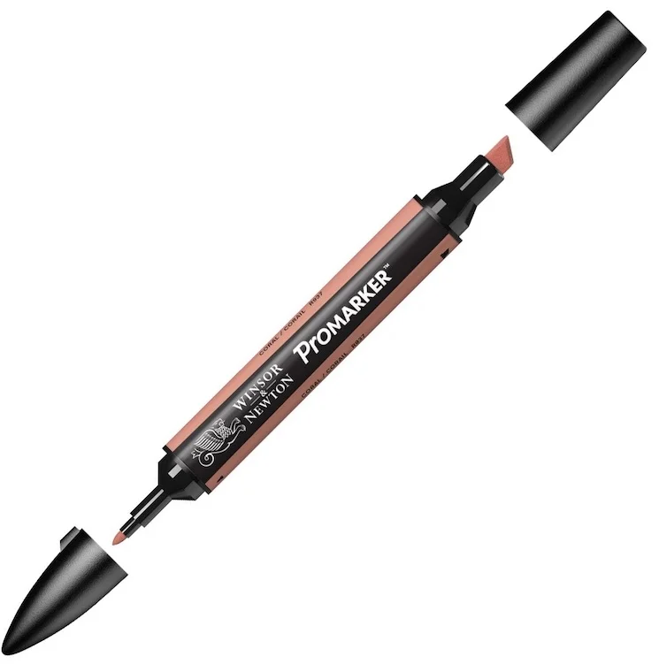 W&N PROMARKER KALEM CORAL 017 (R937) WN-0203017