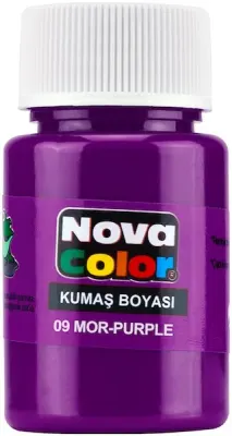 NOVA COLOR KUMAŞ BOYASI ŞİŞE 35 CC MOR NC-167