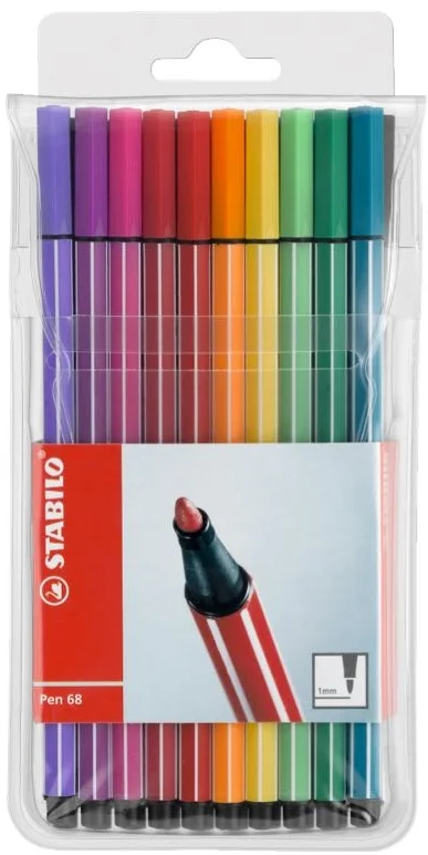 STABILO KEÇELİ KALEM PEN 68 SET 20 RENK ASKILI PAKET 6820/PL-77