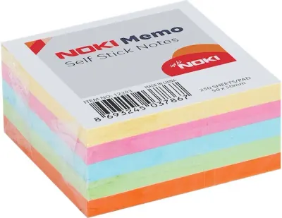 NOKİ MEMO YAPIŞKANLI KÜP NOT 50x50 250 YP 12203 PASTEL