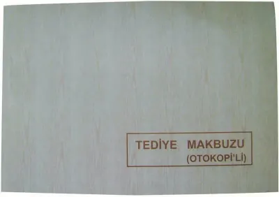DİLMAN TEDİYE MAKBUZU 2/50 3 NÜSHA 4025