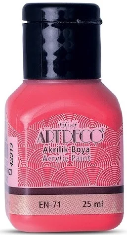 ARTDECO AKRİLİK BOYA 25 ML DOMATES KIRMIZI Y-070A-3043