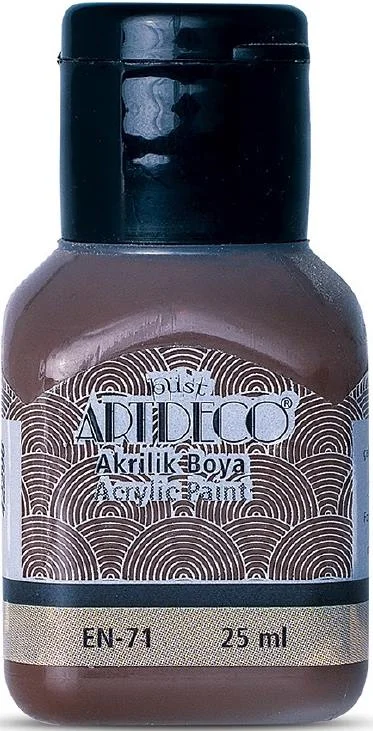 ARTDECO AKRİLİK BOYA 25 ML ACI KAHVE Y-070A-3676
