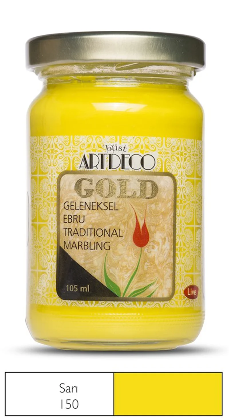 ARTDECO EBRU BOYASI GOLD 105 ML SARI Y-018D-150