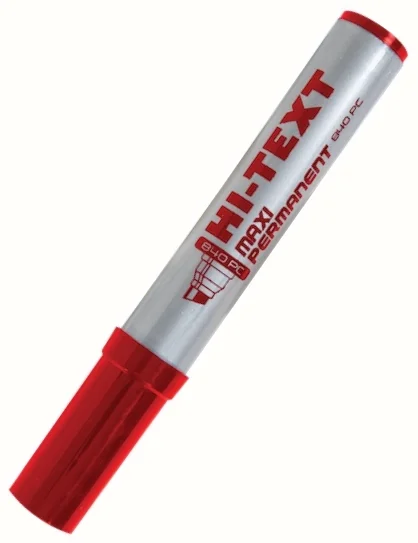 PASİF HI-TEXT PERMANENT MAXİ KIRMIZI 840