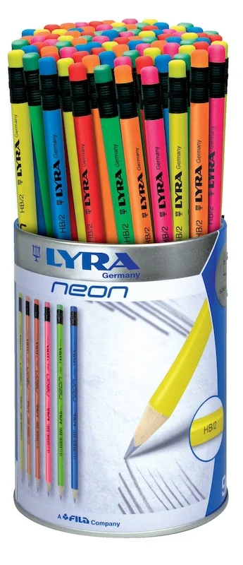 LYRA KURŞUN KALEM NEON 72 Lİ POT HB L1293720