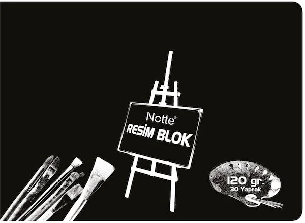 NOTTE RESİM DEFTERİ KÜÇÜK 40 YP. 17-153