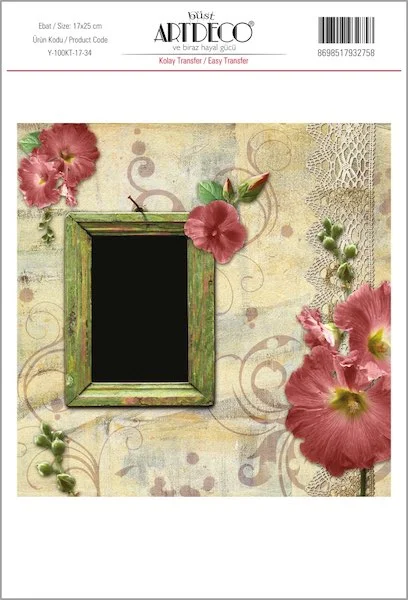 ARTDECO KOLAY TRANSFER 17x25 CM NO:34 Y-100-KT17-34