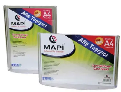 MAPİ AFİŞ TAŞIYICI T TİPİ EKO A5 DİKEY 5341425