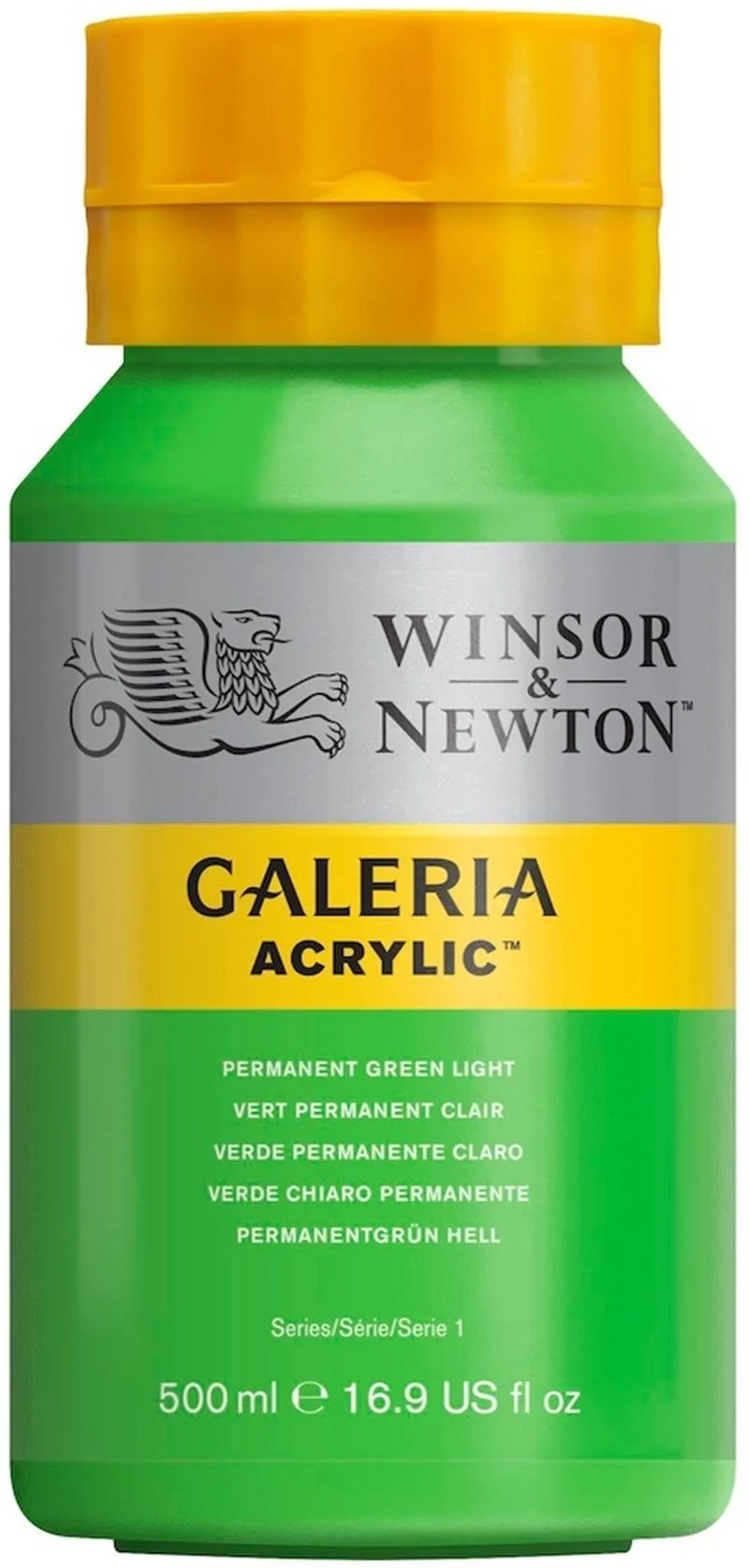 W&amp;N AKRİLİK BOYA GALERIA 500 ML PERMANENT GREEN LIGHT 483 WN-2150483