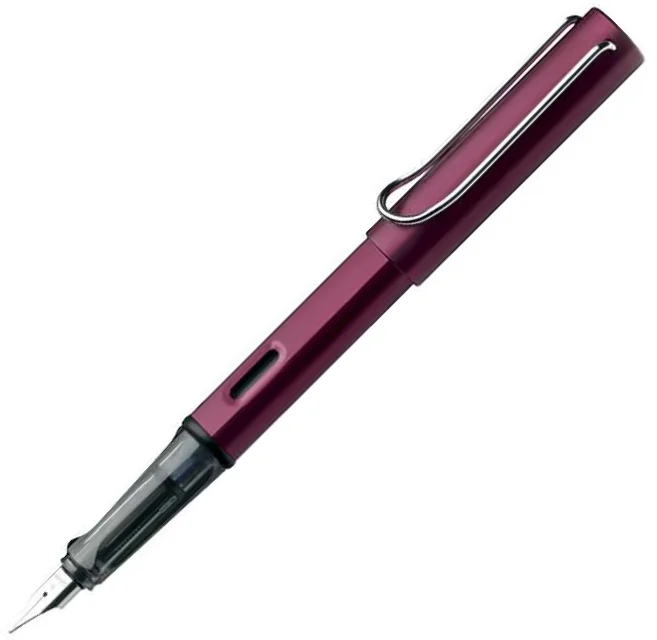 LAMY DOLMA KALEM AL-STAR ALÜMİNYUM SİYAH-MOR F UÇ 29-F