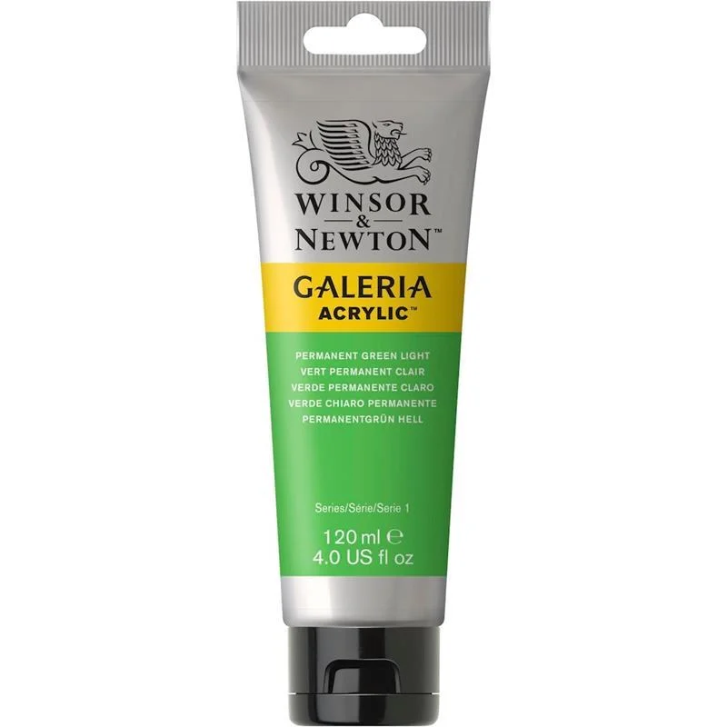 W&amp;N AKRİLİK BOYA GALERIA 120 ML PERMANENT GREEN LIGHT 483 WN-2131483