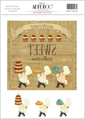 ARTDECO KOLAY TRANSFER 25x35 CM NO:24 Y-100-KT25-24