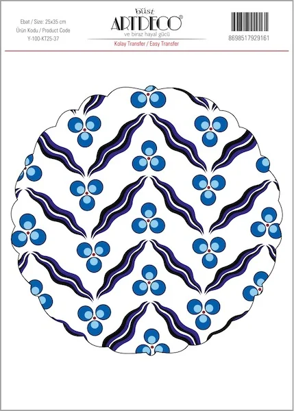 ARTDECO KOLAY TRANSFER 25x35 CM NO:37 Y-100-KT25-37