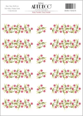 ARTDECO KOLAY TRANSFER 25x35 CM NO:58 Y-100-KT25-58