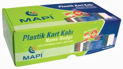 MAPİ KART KABI DİKEY BEYAZ 50Lİ 910 14 00