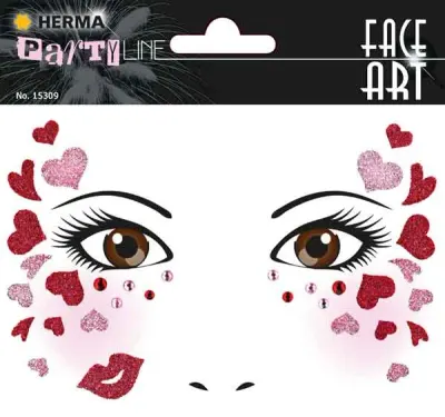 HERMA ETİKET FACE ART DECOR AŞK 15309