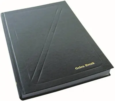 DİLMAN GELEN EVRAK DEFTERİ KARTON KAPAK 22x31.5 40 YP 5016