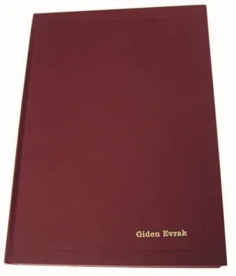 DİLMAN GİDEN EVRAK DEFTERİ CİLTLİ 22.5x32 192 YP 5024
