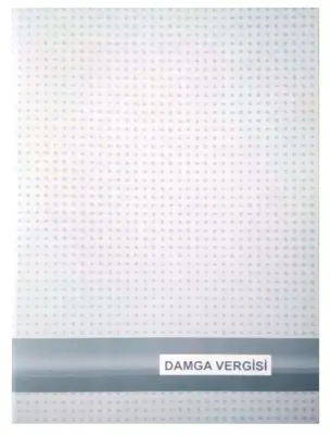 DİLMAN DAMGA VERGİSİ DEFTERİ KARTON KAPAK 22x31.5 40 YP NUMARALI 5373