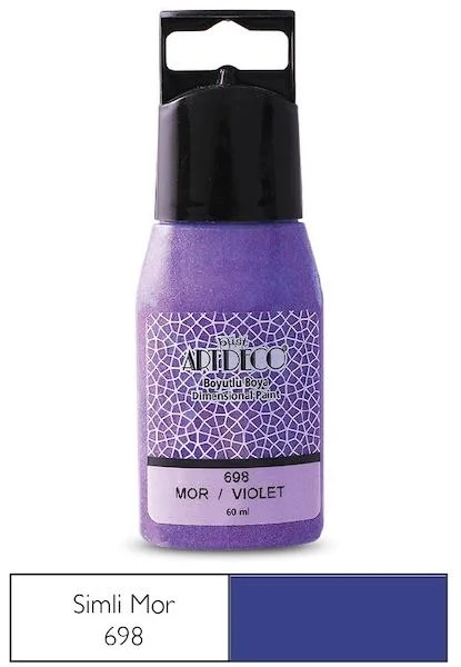 ARTDECO BOYUTLU BOYA SİMLİ 60 ML MOR Y-041C-698