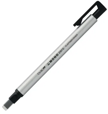TOMBOW SİLGİ KALEM TİPİ MONO ZERO YASSI UÇ GÜMÜŞ T-EH-KUS 04