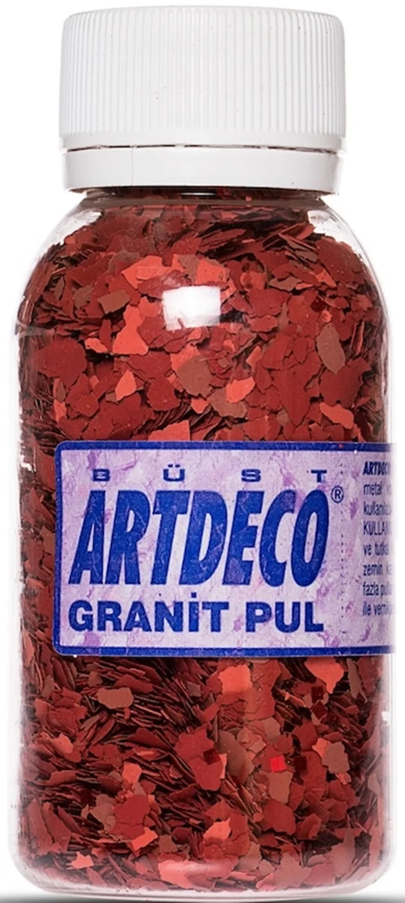 ARTDECO GRANİT PUL 100 ML KIRMIZI Y-029D-1078