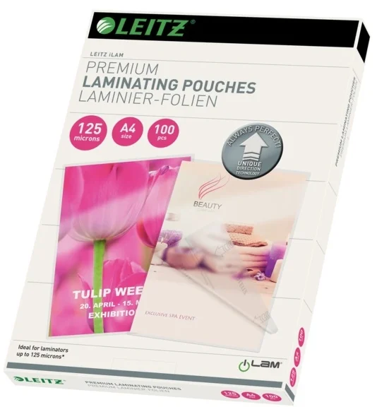 LEITZ LAMİNASYON FİLMİ A4 125MIC 100 LÜ L-7481