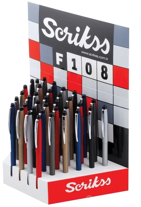 SCRIKSS TÜKENMEZ KALEM F108 36 LI STAND