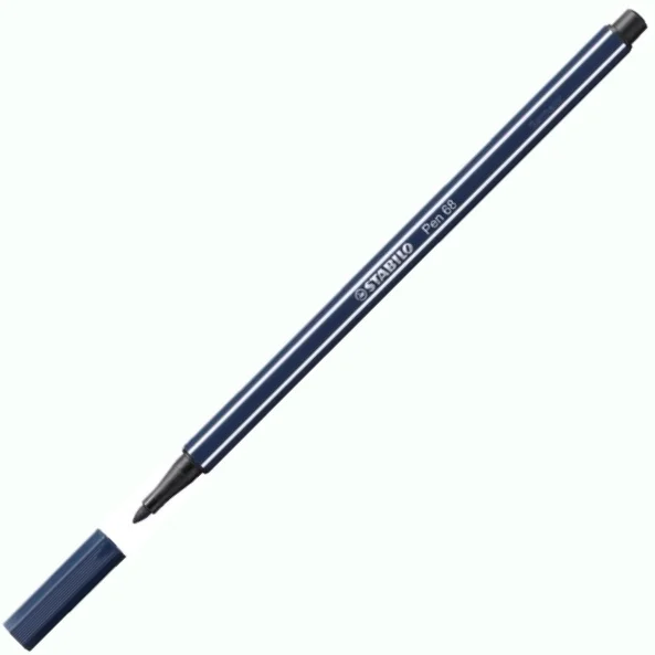 STABILO KEÇELİ KALEM PEN 68 MAVİ SİYAH 68/98
