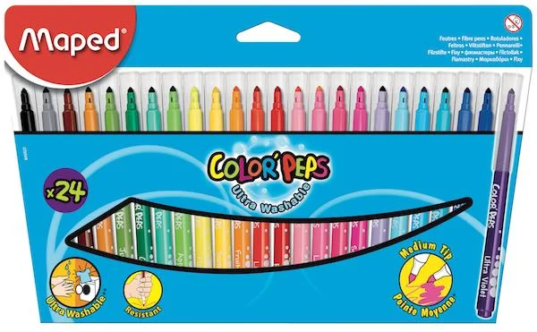 MAPED KEÇELİ KALEM COLOR'PEPS LONG LIFE 24 LÜ 845022